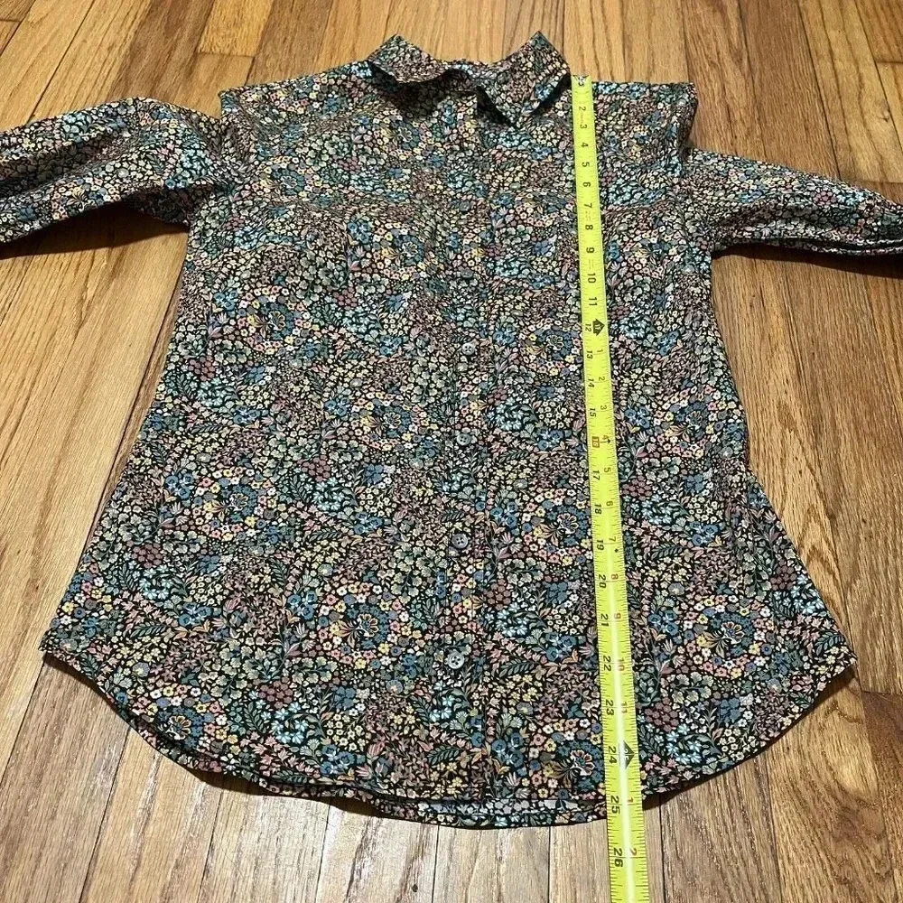 J. Crew x Liberty Fabrics Floral Button Down Blouse Size‎ 0
